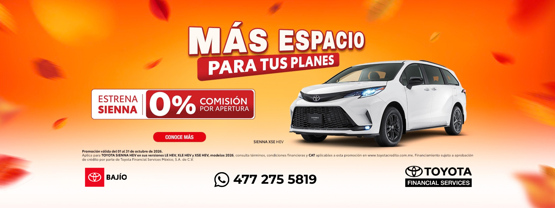 ESTRENA UNA SIENNA
