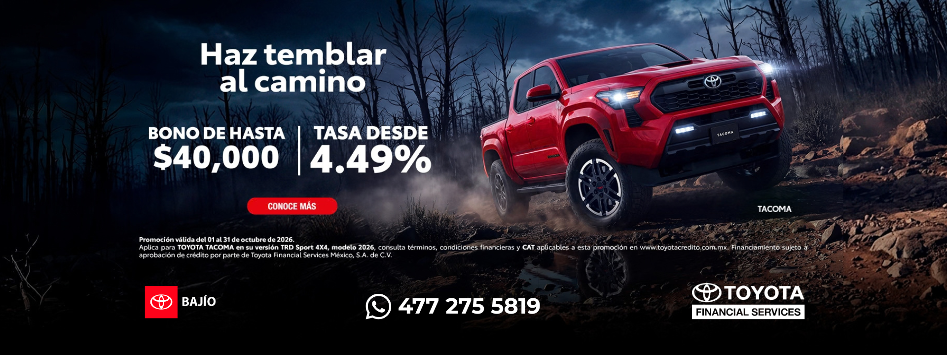 ESTRENA UNA TACOMA